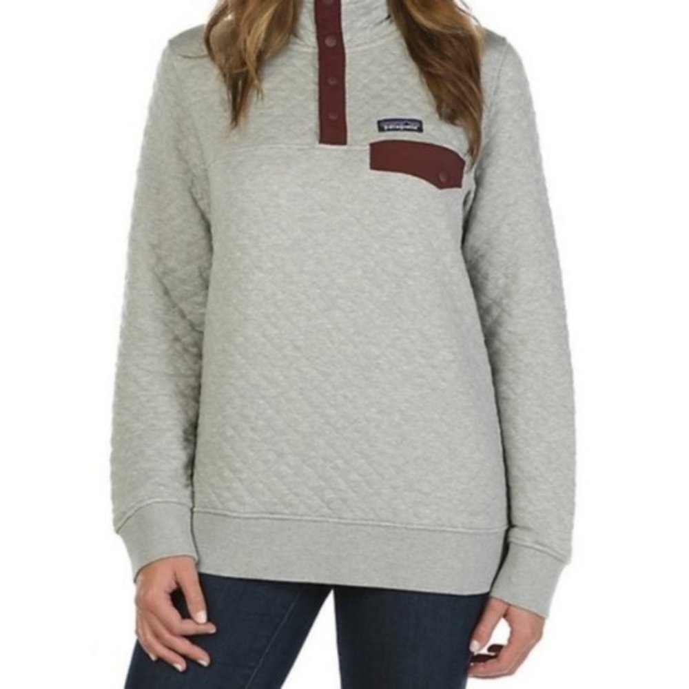 SPYDER Ⅰ Diamond Quilted Gray Pullover